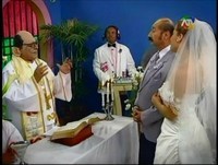 EL CARTEL DEL HUMOR 09-02-14 MONSEÑOR Y LA PRUEBA DE LA VERDAD A LOS RECIEN CASADOS [09/02/14]