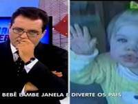 Bebê Lambe Janela E Diverte Os Pais O Geraldo Luis Lambe A Câmera é Fica Engraçado Balanço Geral SP