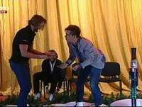 "Irmãos Guedes e Pacheco patinam em estúdio" - Pedro Fernandes - 5 Para a Meia Noite