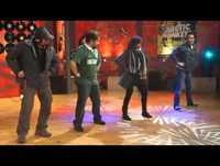 Anitta ensina coreografia do "Show das Poderosas" a David Antunes, Luís Filipe Borges e Betão