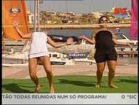 Filipa de Castro Apanhada Mostra Cuecas em Directo