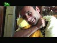 Rui Unas leva o Boneco Amarelo ao Hospital - "O Reencontro" - Curto Circuito 25/09/09