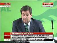 Bruno Carvalho volta a apresentar candidatura à presidência do Sporting