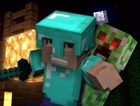 "Revenge" - A Minecraft Parody of Usher's DJ Got Us Fallin' in Love - Crafted Using Noteblocks