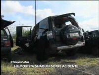 Veja carro de Shaolin após acidente em Campina Grande/PB - Fala Brasil  (19/01/2011)