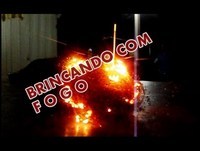 Brincando com fogo.