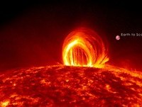 NASA | Fiery Looping Rain on the Sun
