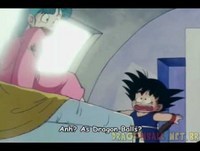 Goku tira a calcinha de Bulma (cena censurada do Dragon Ball)