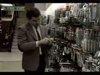Mr  Bean go shopping