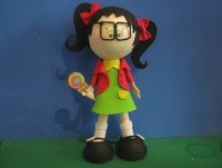 MOLDES O PATRONES PARA HACER UNA FOFUCHA CHILINDRINA EN FOAMY O GOMAEVA PARTE 1 DE 2