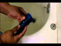 Unclogging Bathroom Drains with a Zip It