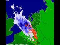 Severe Thunderstorm Rain Radar 14 July 2010