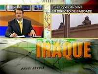 Velhinha interrompe reportagem