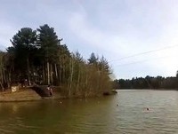 Center Parcs: Zip Line. Elveden Forest (GoPro Pole)