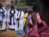 Rural Christian Funeral in India