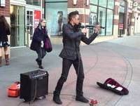 Downtown Spokane Street Musician Bryson Andres