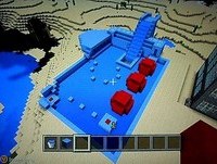 MineCraft Xbox Edition- Building  Total Wipeout The Game