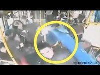 BUS DRIVER CRASH EPIC WIN!!!