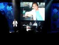 Caderneta de Cromos ao vivo. O blazer branco