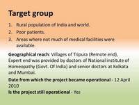 Tele-Homoeopathy project implementation in rural India