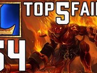 Top 5 LoL Fails - Episode 54 (League of Legends)