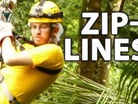 1st-Person POV Zip-line Through The Rain Forest! -- Honeymoon (5 of 5)