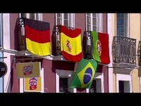 Febre du futebol chega ao espaço