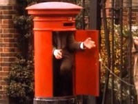 Mr Bean - Stuck in the Post Box !