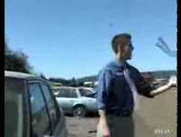 Reporter Fails At Swinging Hammer