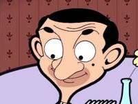 Mr Bean - Sofa dinner with Teddy