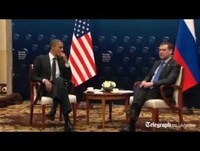Barack Obama in open microphone gaffe with Dmitry Medvedev