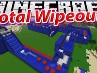 Minecraft Wipeout - TOTAL WIPEOUT (PARKOUR CHALLENGE) !