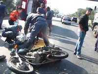 Moto Bandit Morte na Marginal