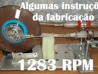 Motor Stirling Alfa feito com seringa de vidro - Stirling Alpha constructed with glass syringe