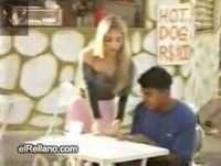 apanhados: copo de agua mais buzina de ar = LOL!!