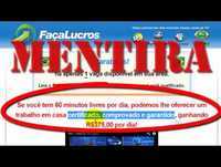 Não Caia no Golpe do Dinheiro Facil na Internet