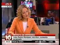 João Pedro Marques faz a revista de imprensa na SIC Notícias