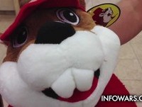 Giant Gas Station Worships Rodent: Humor