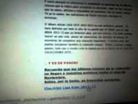 Infirmación de Checklist