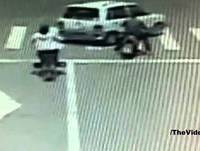 Scooter Guy Hits Car While Looking At Woman