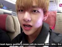 [Cenas Cortadas] Bangtan Boys brincando dentro do avião [Legendado PT-BR]