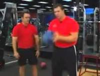 PRACTICANDO CON EL BALON MEDICINAL