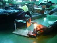 Motor Stirling de tubo de ensayos Fisica2 FIEE UNAC