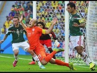 penalti sobre Robben Parodia