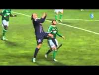 Zlatan Ibrahimovic fails bicycle kick