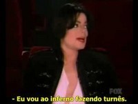 Michael Jackson-Eu amo fazer turnês,muito engraçado legendado