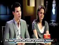 Momentos engraçados de Taylor e Kristen  (Legendado)