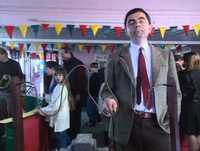 Mr.Bean in a barber shop