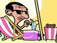 Mr Bean - Driving on the beach