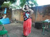 dona graça dançando "gitana"